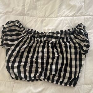 Golightly Pin Up Girl Gingham Crop Top